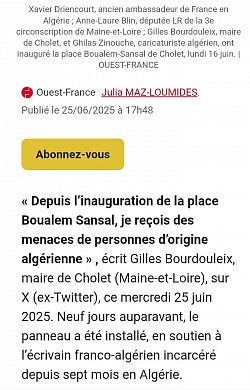 Cousin Libérable, inchallah